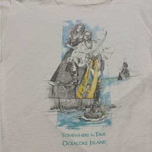 90s Ocracoke Island pirates Graphic T-Shirt by seadog